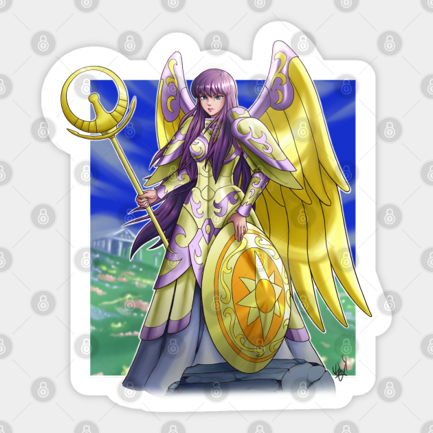 Athena Goddess Armor - Saint Seiya - Sticker | TeePublic Athena Goddess Armor - Saint Seiya - Sticker | TeePublic