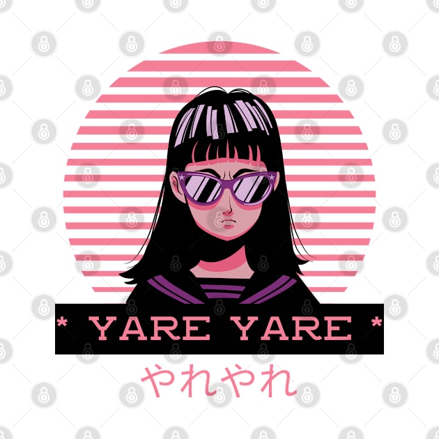 Anime retro style girl! "Yare Yare!" Oh Dear! by Johan13