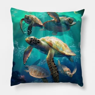 Sea Turtle Playtime Pillow