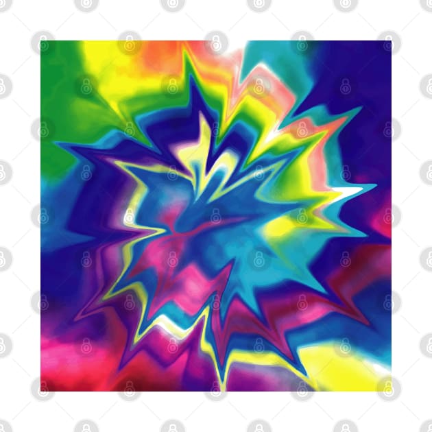 Tie Dye Abstract Artwork by Designoholic