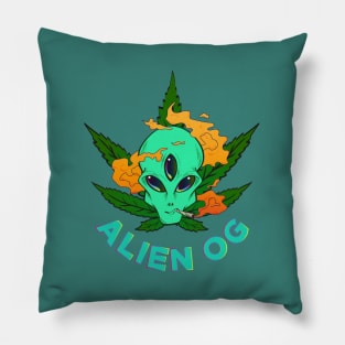 Alien OG (Light Green) Pillow