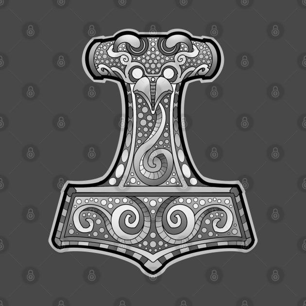 Thors hammer mjolnir by weilertsen