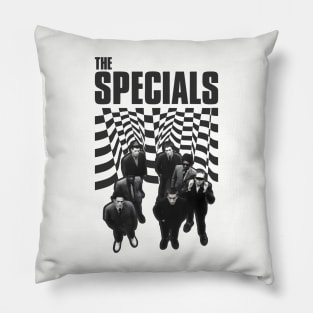 The soecials, black vintage Pillow