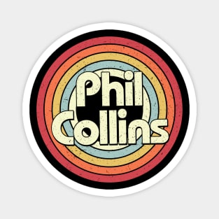 Phil Proud Name Retro Rainbow Tribute Magnet