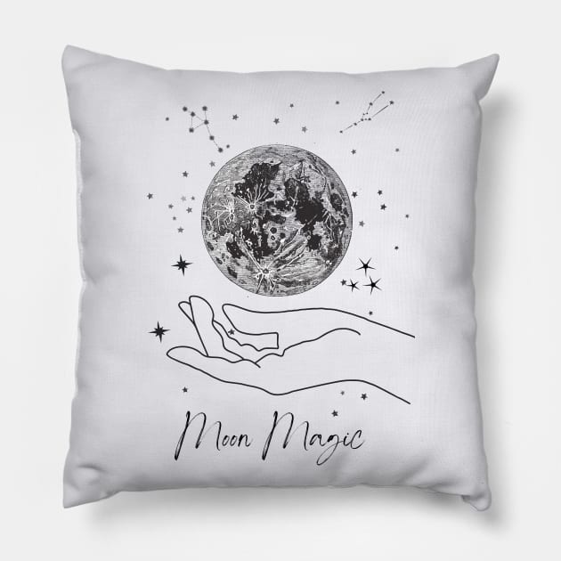 Moon Magic Light Pillow by AtHomeNinjaKeisha