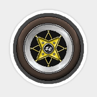 JDM Wheel Pixelart Magnet