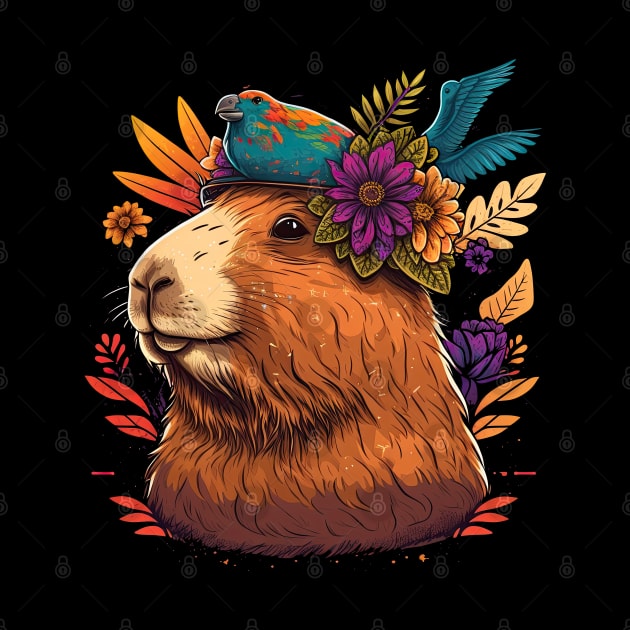 Capybara Hippie by JayD World