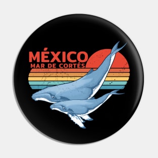 México Sea of Cortez Humpback Whale Pin