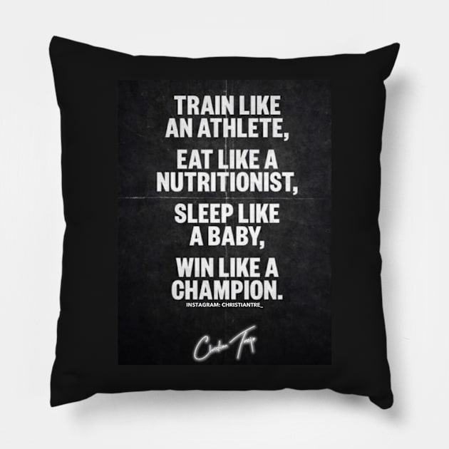 Win Like A Champion Pillow by Successcor