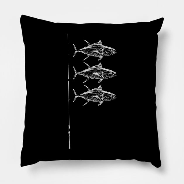 Tuna Flag Pillow by tocksickart