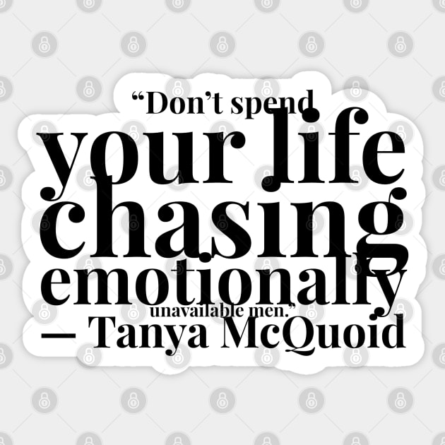 Tanya McQuoid White Lotus Quotes - White Lotus - Sticker