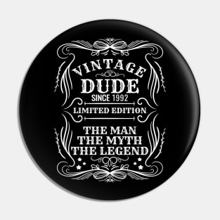 Vintage Dude 1992 Gift Pin