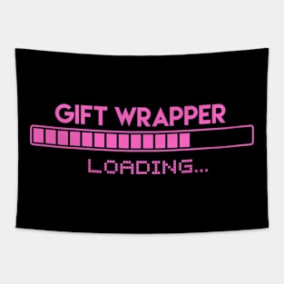 Gift Wrapper Loading Tapestry