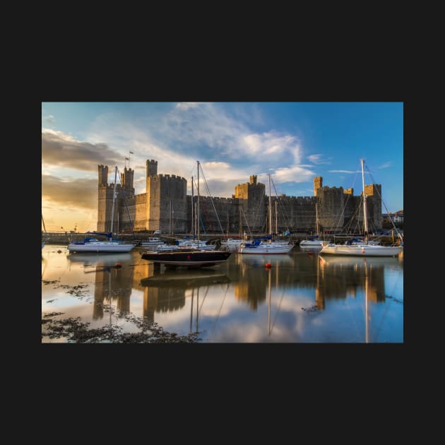 Caernarfon Castle North Wales by GSpiller