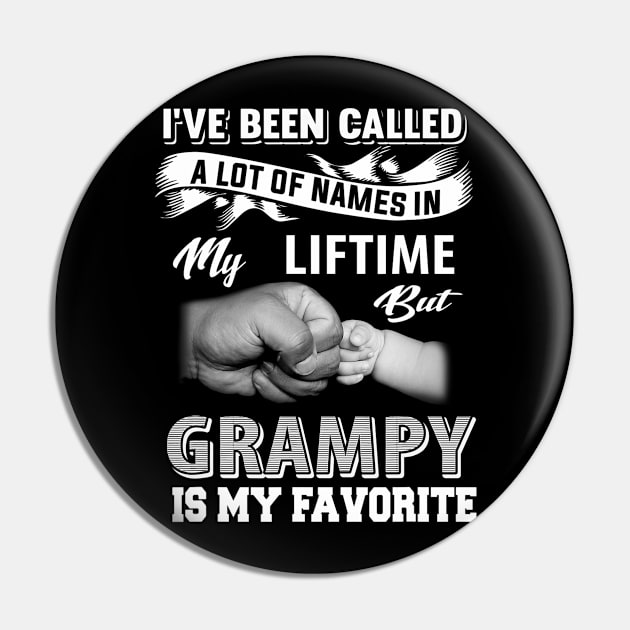 Grampy Is My Favorite Name Funny Grandpa Gift Father's day Pin by Mitsue Kersting