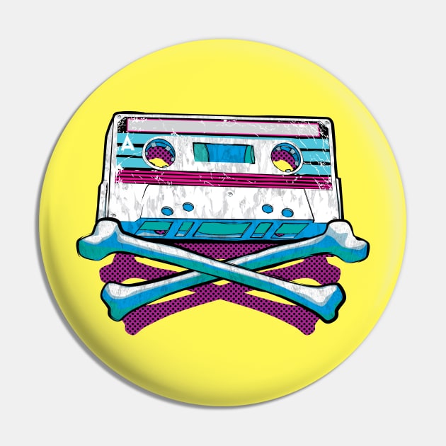 80's Cassette Pin by MunkeeWear