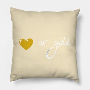 Heart of Gold Pillow