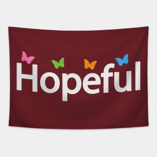 Hopeful typographic logo design Tapestry