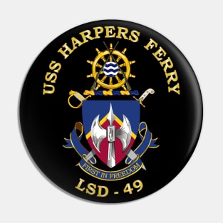 USS Harpers Ferry (LSD-49) wo BckGrnd Pin