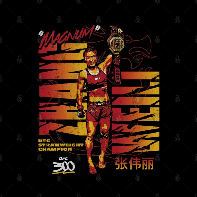 Zhang Weili UFC 300 Champion by artbygonzalez