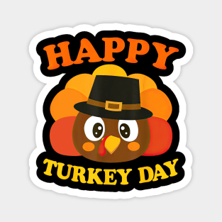 Happy Turkey Day Autumn Vibes Thanksgiving Magnet