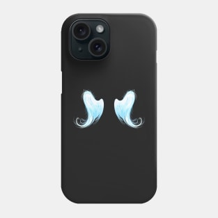 Angels Wings on Black Background ( First ) Phone Case