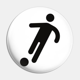 Universal Sign for Soccer Pin