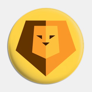 Lion Face Pin