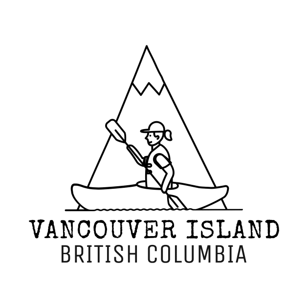 Vancouver Island Kayaking by Mountain Morning Graphics