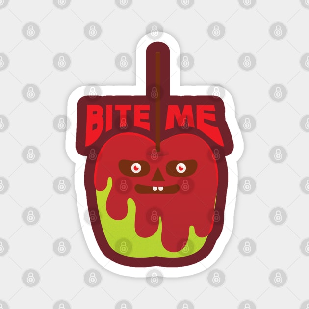 Halloween - Bite Me Poison Apple Magnet by KodiakMilly