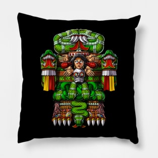 Aztec Goddess Coatlicue Pillow