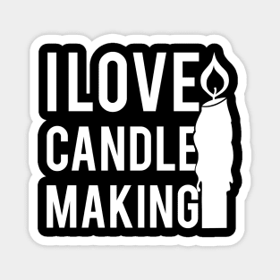 I love Candle Making Magnet