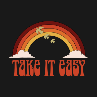 Take it Easy Retro 1970s T-Shirt