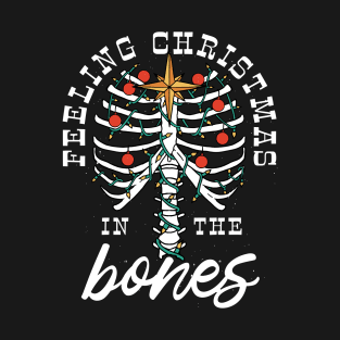 Skeleton Xmas Lights Twist T-Shirt