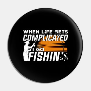 Fishing Angling Sport Fisher Fisherman Gift Pin