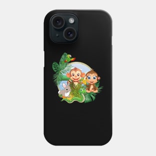 jungle monkey Phone Case