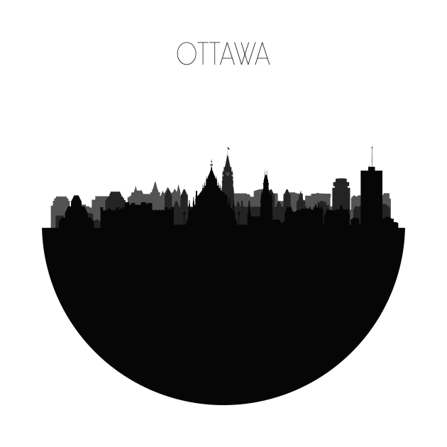 Ottawa Skyline by inspirowl