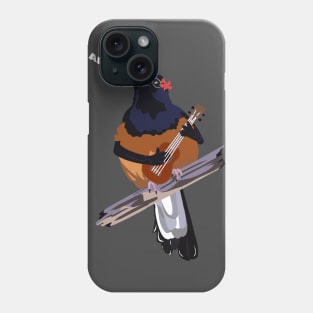 Hawaiian White-Rumped Shama Phone Case