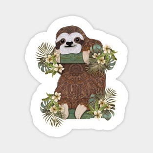 Tropical Sloth Magnet