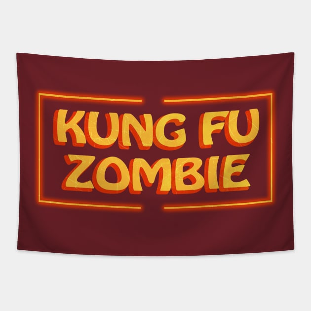 Kung-Fu Zombie Tapestry by BestOfBad