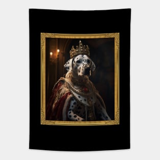 Elegant Dalmatian - Medieval Croatian Queen (Framed) Tapestry