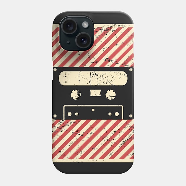 Vintage Style Cassette Poster Phone Case by MeatMan