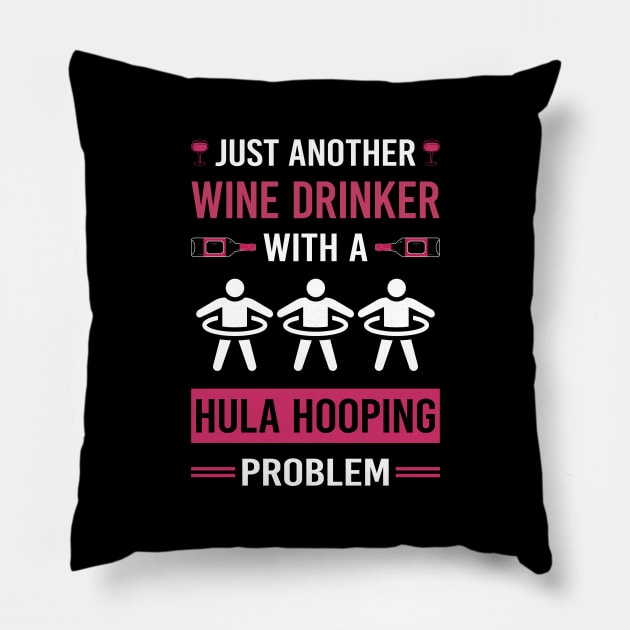 Wine Drinker Hula Hooping Pillow by Good Day