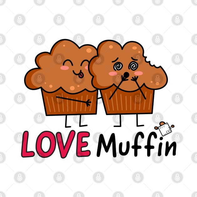 Love Muffin Kawaii Style by Disocodesigns