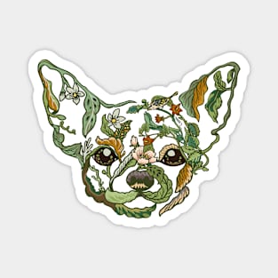 Botanical Chihuahua Magnet