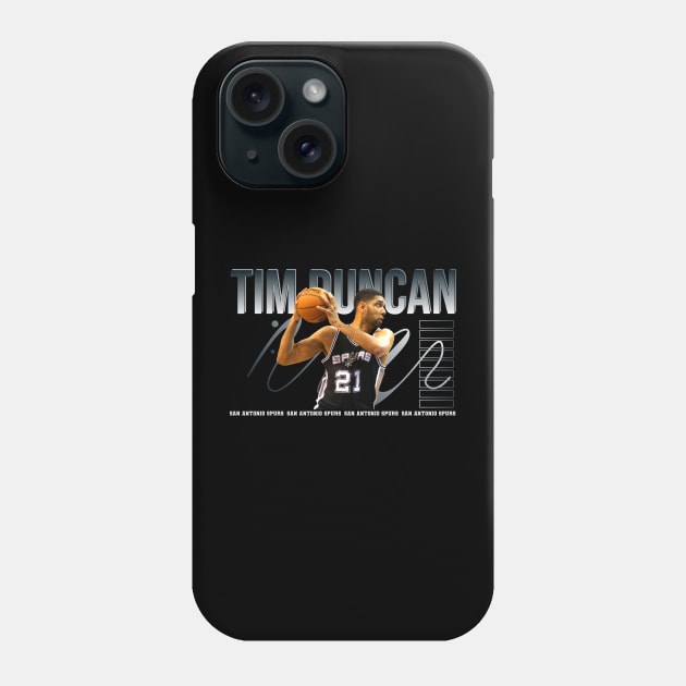 Tim duncan Phone Case by Aloenalone