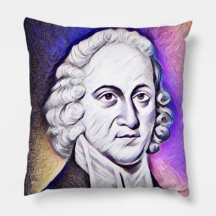 Jonathan Edwards Pink Portrait | Jonathan Edwards Artwork 8 Pillow