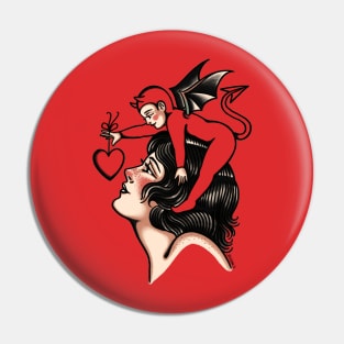 Love is Evil Pin