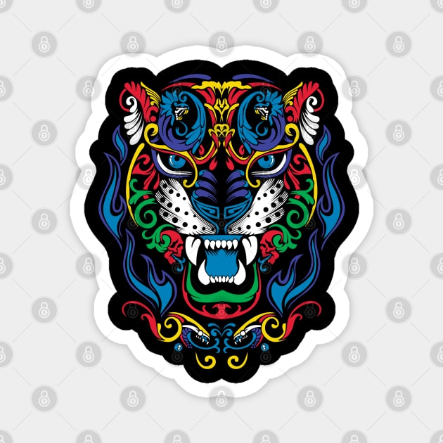 Balam Mexican Art Magnet by Velvet Love Design 