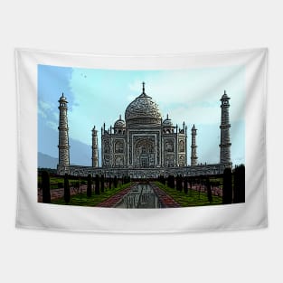 Taj Mahal bywhacky Tapestry